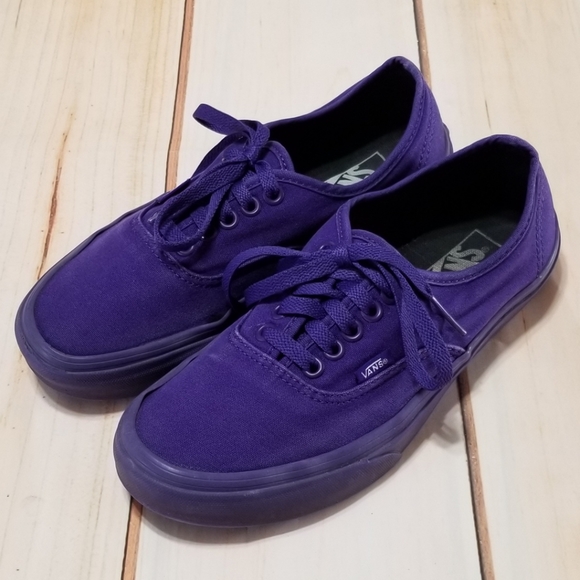 solid purple vans